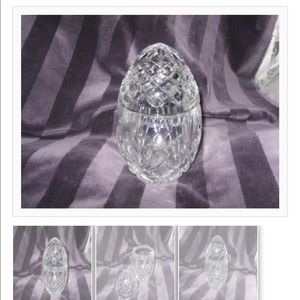 Shannon Lead Crystal Egg with lid